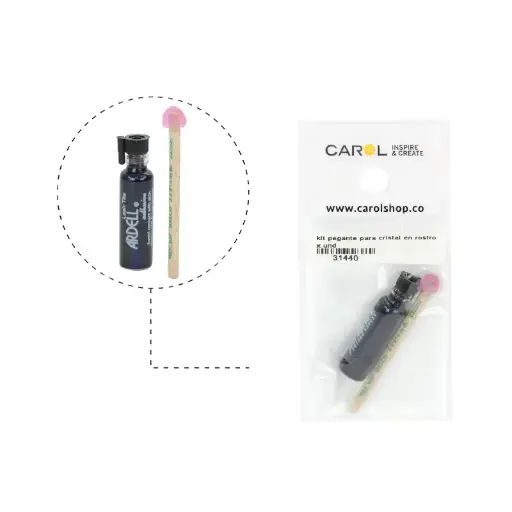[31440] Kit pegante para cristal en rostro x und
