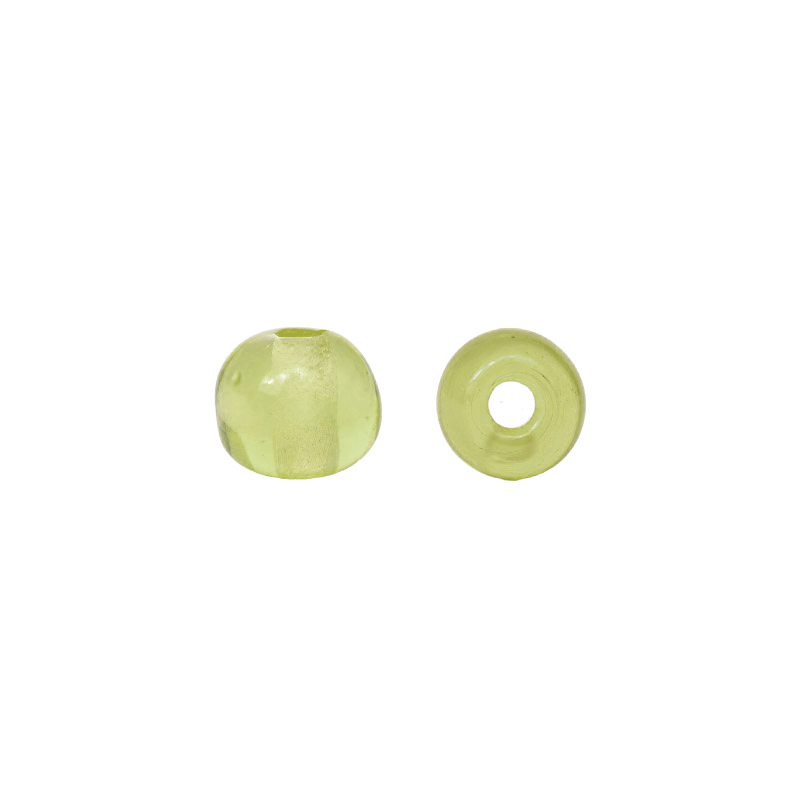 [24705] Vidrio hindú 6mm redondo olivine 93 x und