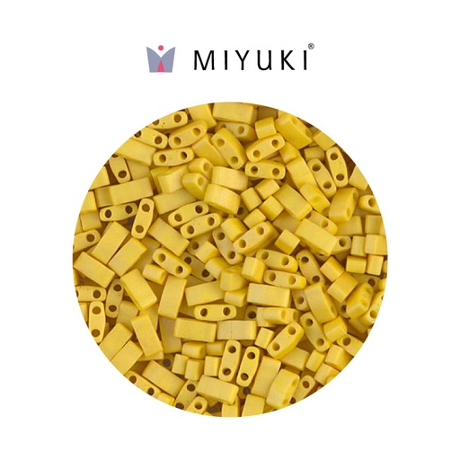 [31211] Miyuki half tila 5x2.3x1.9mm HTL2311 mate opaco canary x 250G