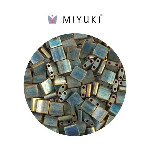 [28188] Miyuki tila 5x5x1.9mm TL2008 mate metalizado patina iris x 50g