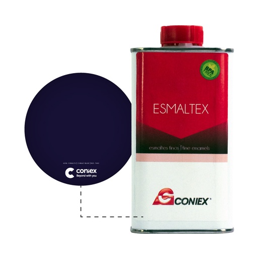 Resina Esmaltex Coniex 7003 Azul Cobalto Transparente x 250g
