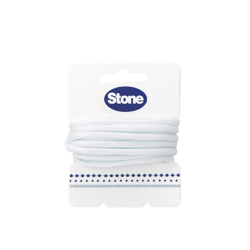 [27251] Cordon vibora 3mm 143 Blanco x 3m