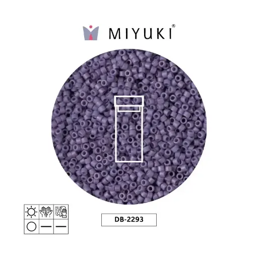 [27640] Miyuki delica 11/0 DB2293 opa glazed morado x 3g