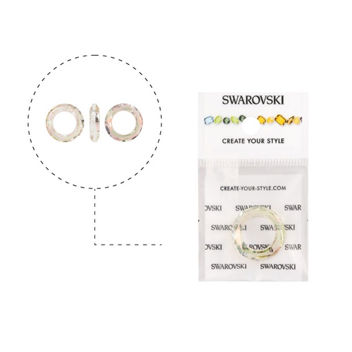 [19850] 4139 swarovski cosmic ring  crystal luminous green 20mm x und