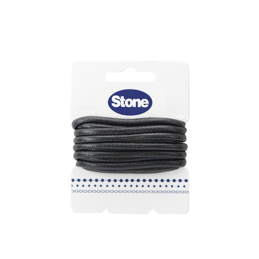 [28196] Cordon vibora 3mm 101 negro x 3m
