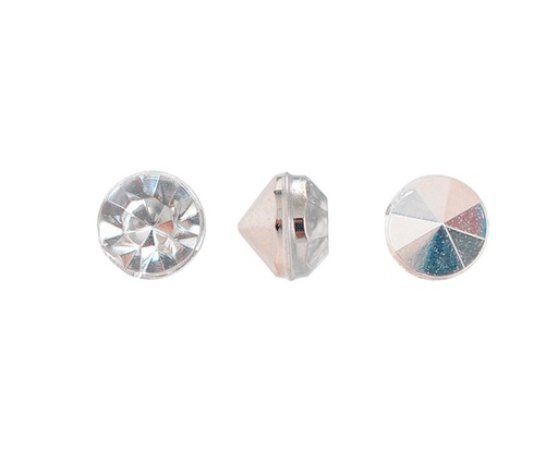 [12381] Acrílico K1010 redondo chaton 5mm crystal 2 x und