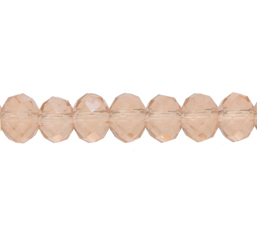 [13348] Murano rondela facetada 6mm golden shadow 33 x 82unds