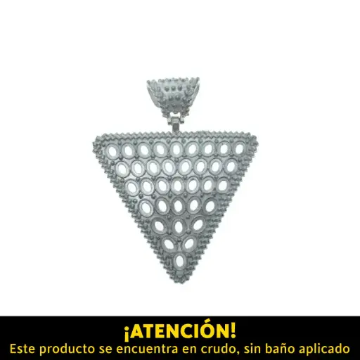 [13676] Pendiente triangulo 114x94mm H-25556/R x und