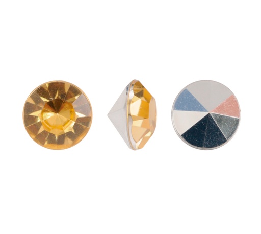 [14549] Acrilico K1010 redondo chaton 10mm light colorado topaz 30 x und