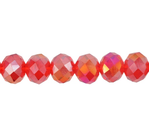 [14651] Murano rondela facetada 8mm lt siam 38AB x aprox 67unds
