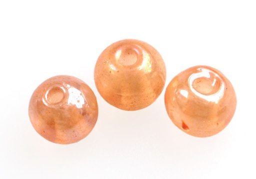 [15979] Vidrio hindú 6mm redondo 53-G topaz AB x und