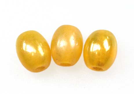 [15987] Vidrio hindú 6x8mm oval 86-G amarillo AB x und