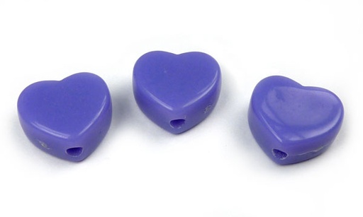 Acrilico 2728 corazon 13x14mm lila 39 x lb