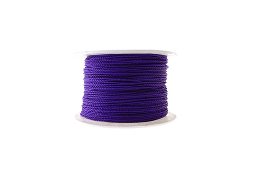 [17330] Cordon encerado trenzado 1mm #193 morado x 100yardas