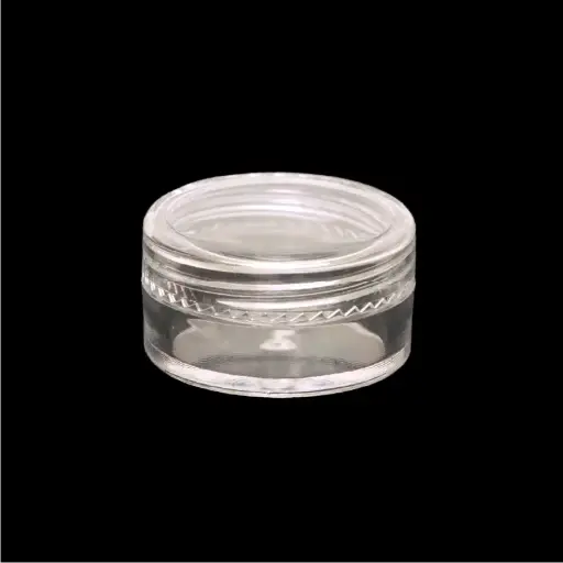 Envase acrilico redondo rosca 30x15mm x und