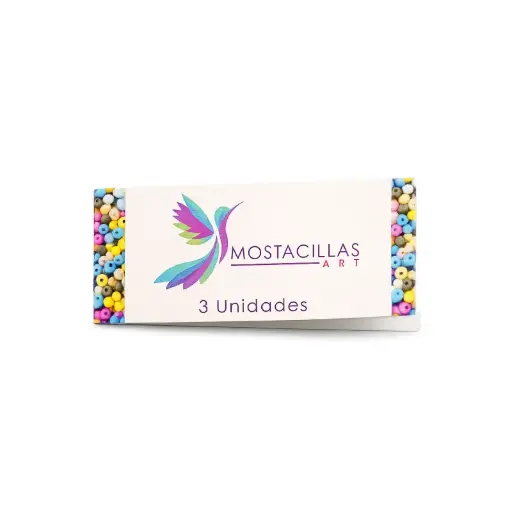[12754] Aguja mostacillera calibre 0.25mm x 5.5cm largo x 3und