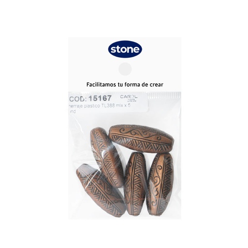 [15167] Herraje plastico TL388 mix x 5 und