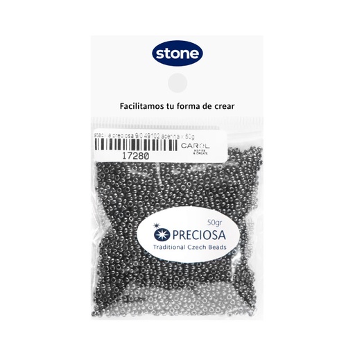 [17280] Mostacilla checa preciosa 2mm 49102 acerina x 50g