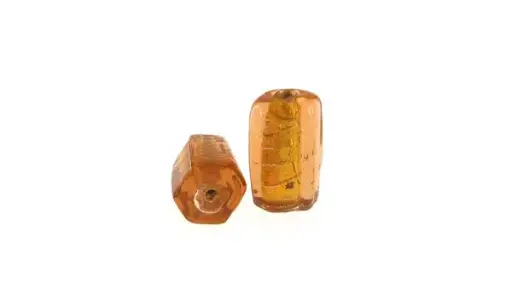 [02180] Vidrio hindu 522 GZM-46/82 cilindro ambar glaze x g