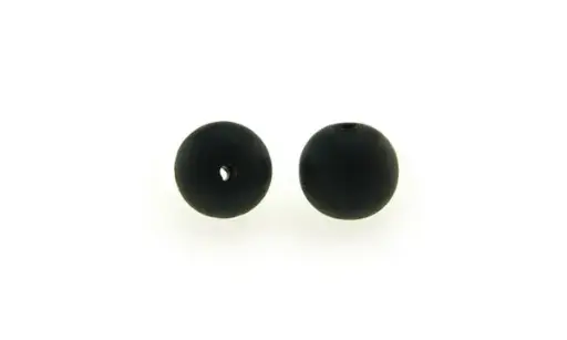 [02357] Bola neopreno lisa 8mm negro x und