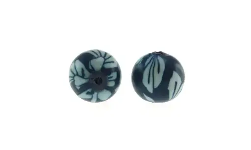 [02395] Bola neopreno lisa 10mm azul turqui x und