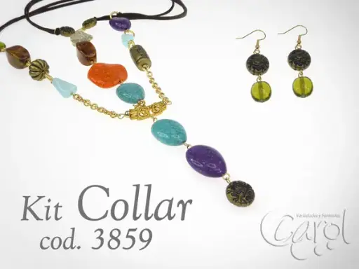 Collar acrilico colores x und