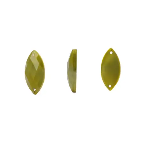[04214] Piedra hilo B30 marquesa plana 9X20mm COLOR P23  x und