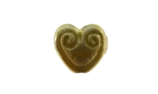 [05279] Separador corazon K-3527 14x7mm amarillo x und