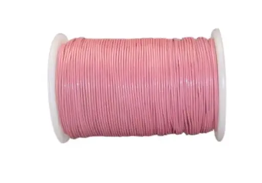 Cordon cuero 1mm Pink x 100m