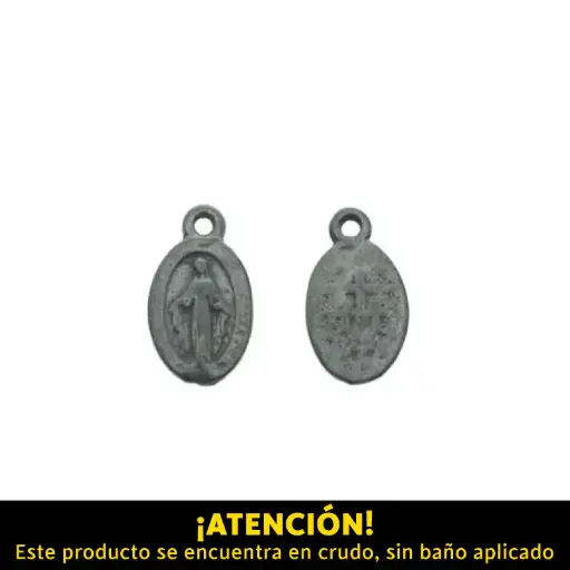 [08051] Medalla virgen A22600/R 12x7mm x und