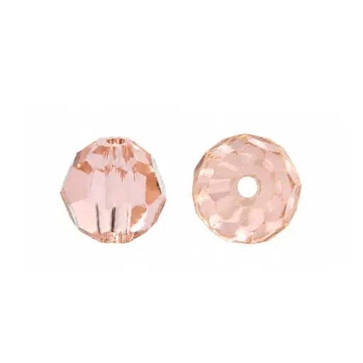 5000 swarovski esfera light peach 6mm x und