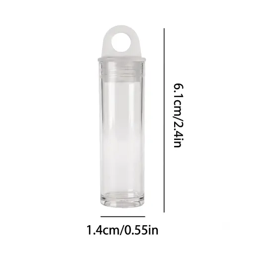 Botellita plastica 14x61mm (4ml) x und 