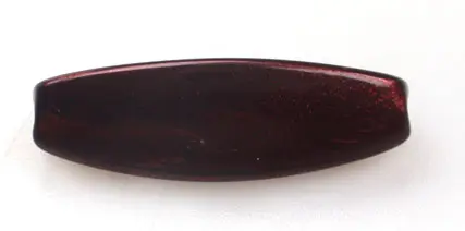 [09455] Cuenta plastica triangular 8x28mm vino tinto x lb