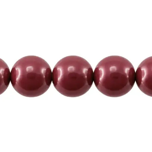 [09540] Perla vidrio 14mm bordeaux CX-21 x 58und