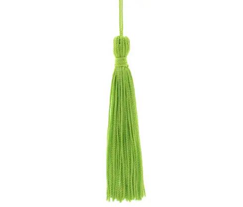 [09837] Borla 10cm 7 verde claro x und