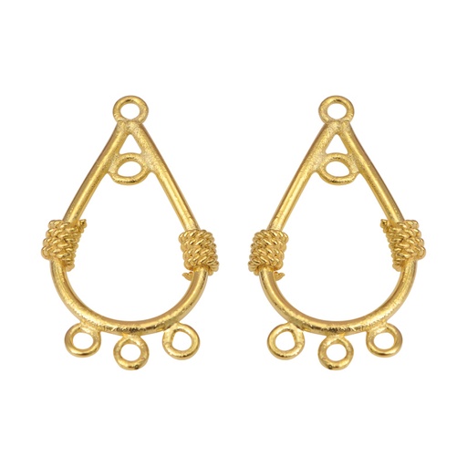 [09857] Sistema arete K-5445/Golfi 32x18mm x par