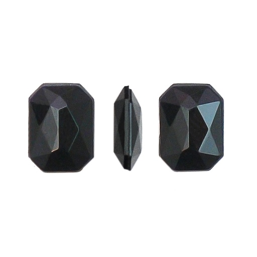 [06410] Acrilico K1012 octagon con cono 6x8mm jet 1 x und
