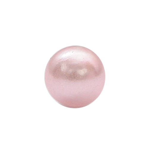 [02048] Perla sintetica redonda NH 3mm rosado x und