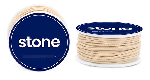 [02930] Cordon vibora 1mm 117 beige x 8m