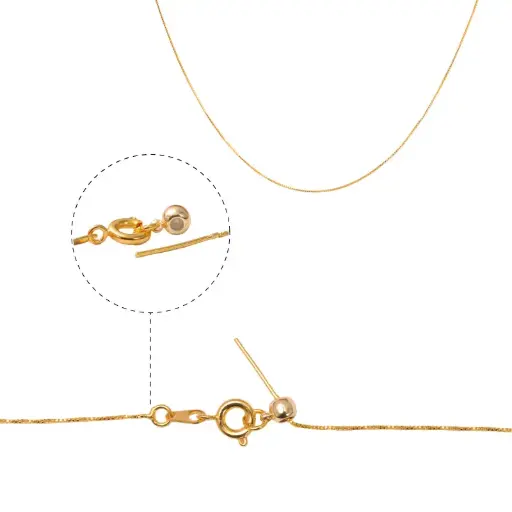 [01614] Cadena golfi pin 0.6A 0.6mm 45 cm x und