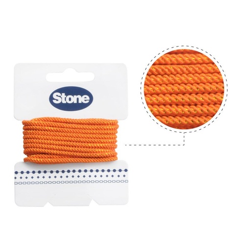 [03207] Cordon vibora 1mm 125 cafe claro x rollo 8m