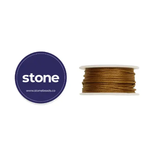 [03207] Cordon vibora 1mm 190 cafe claro x rollo 8m