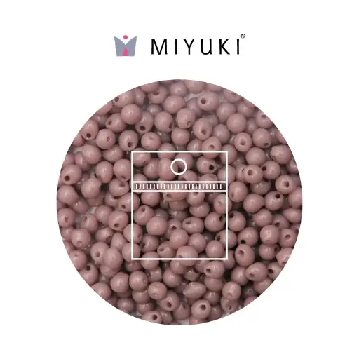 Miyuki drop beads 2.8mm DP0410 opaco mauve x 25g