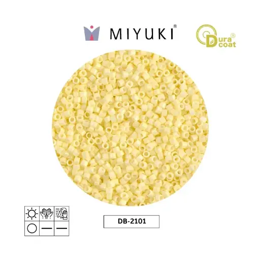 [07938] Miyuki delica 11/0 DB2101 opaco lemon ice x 50g