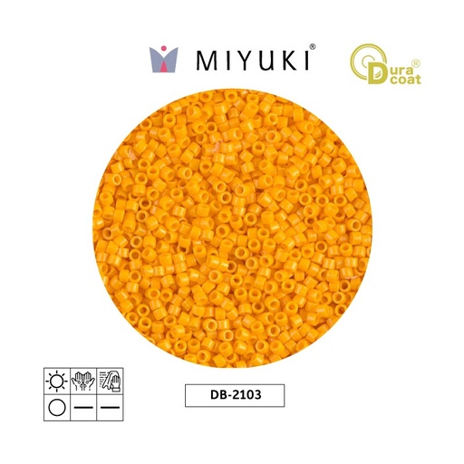 [04087] Miyuki delica 11/0 DB2103 opaco cantaloupe x 50g