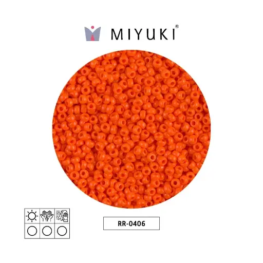 [05056] Mostacilla Miyuki rocalla 11/0 RR0406 opaco naranja x 250g