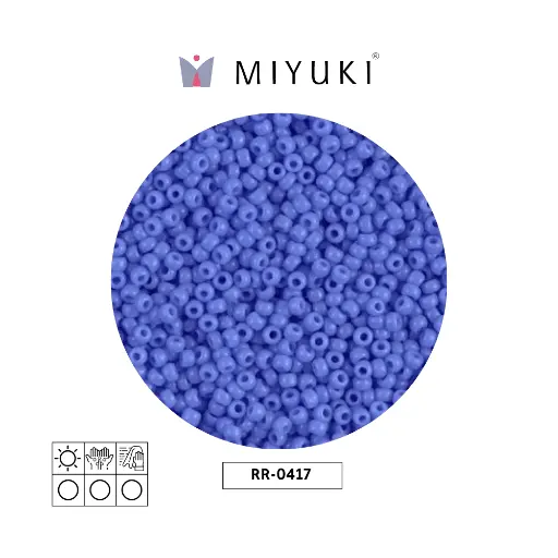 [05137] Mostacilla Miyuki rocalla 11/0 RR0417 opaco royal azul x 250g