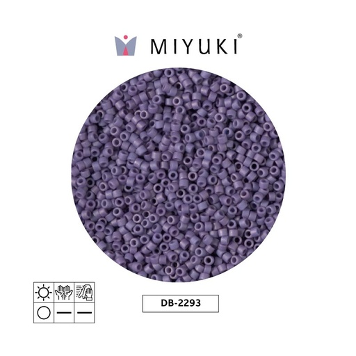 [03035] Miyuki delica 11/0 DB2293 opa glazed morado x 50g