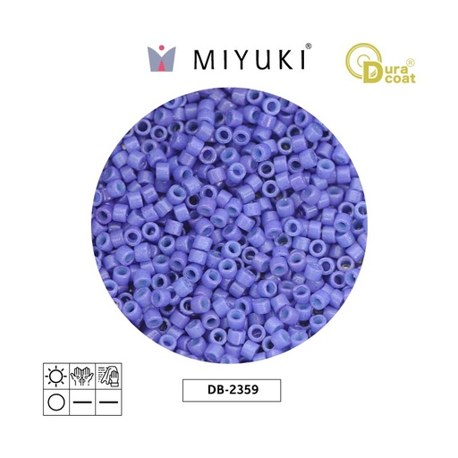 [07053] Miyuki delica 11/0 DB2359 durac opaco viol azul x 50g