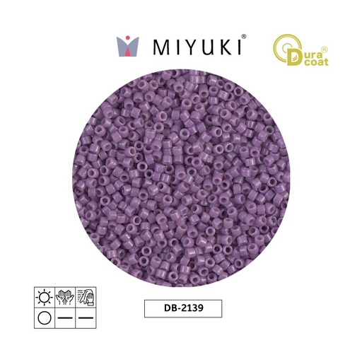 [00560] Miyuki delica 11/0 DB2139 opaco oscuro orchid x 50gr